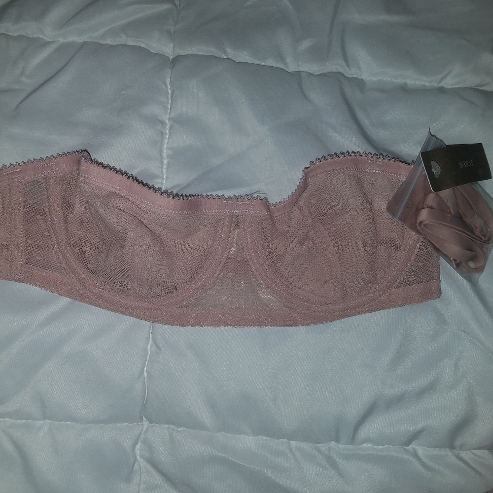 NWT J.Crew Sheer Nude Blush Bra